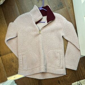 Old navy lavender fleece 3/4 zip up.